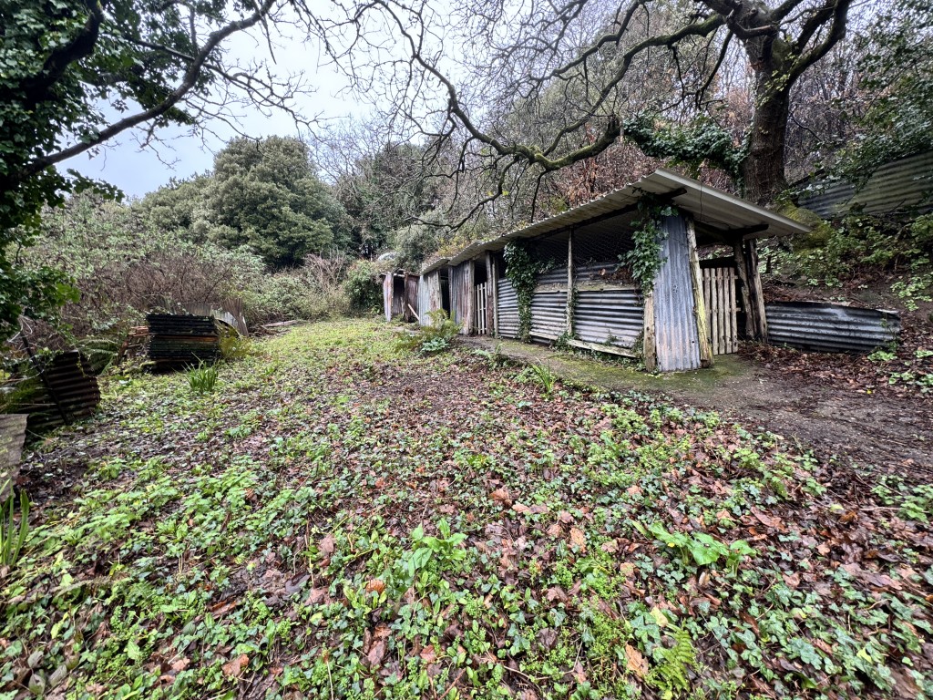 Lot: 16 - EXMOOR EDGE PASTURE WITH MAINS WATER AND VIEWS - Old Goat Sheds